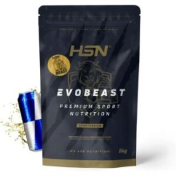 HSN Evobeast 1kg bebida energética - Pre-Entrenamiento - Polvo - 20 Servicios