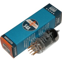 S4A TUBE ECC82 X2 - Tubo de electrones, triodo doble, Noval, 9 polos, par emparejado