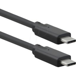 ROLINE 11029071 - Cable USB 3.2, conector macho C, 20 GB, 1 m