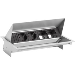 BACHMANN BACH 900.402 - CONJUNTO CONEO 2x contacto de seguridad 2x ABD, color plata