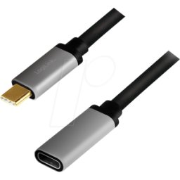 LOGILINK CUA0105 - Cable USB 3.1, conector tipo C > hembra, 0,5 m