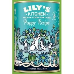 Lily's Kitchen Puppy Pavo y Pato Lata para Perros 400 gr