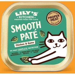 Lily's Kitchen Smooth Paté de Pollo y Carne de Caza Gatos 19 x 85 gr