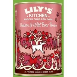 Lily's Kitchen Venado y Jabalí Lata para Perros 400 gr