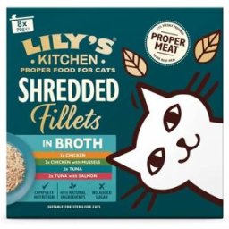 Lily's Kitchen Lily's Shredded Fillets Multipack para Gatos 8 x 70 gr