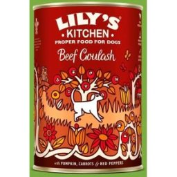 Lily's Kitchen Ternera, Calabaza y Pimientos Rojos Lata para Perros 400 gr
