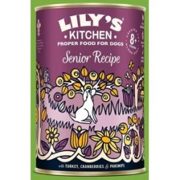 Lily's Kitchen Senior Pavo Lata para Perros 400 gr