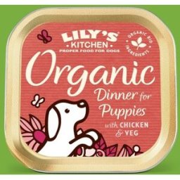 Lily's Kitchen Puppy Organic Pollo Tarrina para Perros 150 gr
