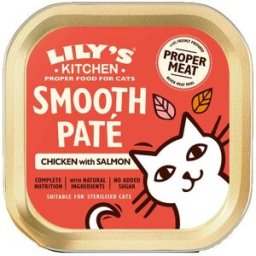 Lily's Kitchen Smooth Paté de Salmón y Pollo Gatos 12 x 85 gr