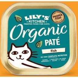 Lily's Kitchen Organic Paté de Pescado Gatos 12 x 85 gr
