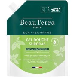 Beauterra Verbena Limón gel de ducha recarga 1000 ml