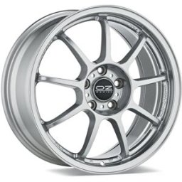 Llanta De Aluminio Oz Alleggerita Hlt 7x16 4x100 Et42 Plateado Brillante