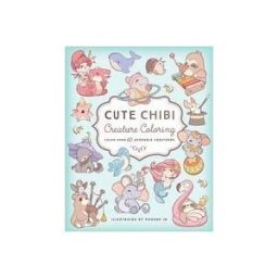 ROCK POINT CALENDARS Cute Chibi Creature Coloring: Color Over 60 Adorable Creatures