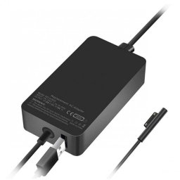 Adaptador de corriente Voltistar AD00196 para Surface Pro 44W USB adicional