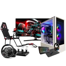 PC Racing Pack Simracing Mk I Intel Core i5-12400F/16GB/1TB SSD/RX 6600 + Monitor + Periféricos
