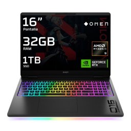 HP OMEN MAX Gaming Laptop 16-ak0000ns AMD Ryzen AI 9 HX 375/32GB/1TB SSD/RTX 5080/16
