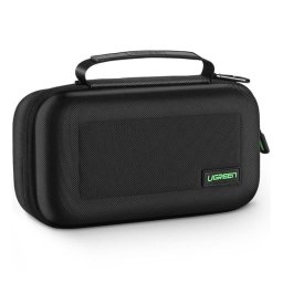 Bolsa Ugreen LP145 para Nintendo Switch EVA Oxford negro 10 cartuchos accesorios