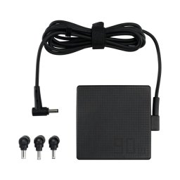 Adaptador universal ASUS 90W Negro, 3 puntas, protección múltiple, 100-240V, portátiles