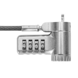 Candado de seguridad Targus ASP96RGL combinación 2m cable acero galvanizado plata