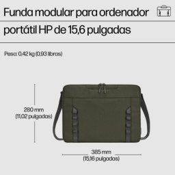 Funda Portátil Universal HP Modular 15,6" Verde/Gris Poliéster Resistente al Agua