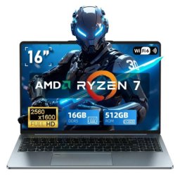 Portátil Vanwin NS316 16" AMD Ryzen 7 7735HS 16GB 512GB SSD Radeon 680M WiFi 6 Huella