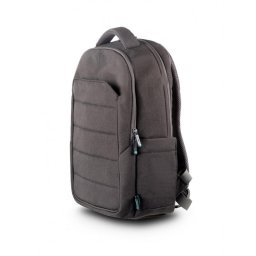 Mochila Urban Factory ELB14UF reciclada gris para portátiles hasta 14 pulgadas resistente al agua