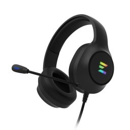 Auriculares Zalman ZM-HPS310 BK con cable USB para gaming con micrófono, negros