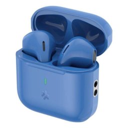 Auriculares Celly Compact inalámbricos Bluetooth 5.3 True Wireless para llamadas y música azul