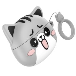 Auriculares Hoco EW48 inalambricos Bluetooth para llamadas, control tactil y Siri, funda gato