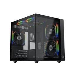 Caja de ordenador Xigmatek Aqua M Lite Mini Torre ARGB cristal templado negra