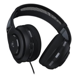 Auriculares Turtle Beach Atlas 200 con cable jack 3.5 mm para gaming, micrófono boom, color negro