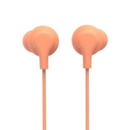 Auriculares Hama Curly con cable USB-C para llamadas y música intraurales naranja