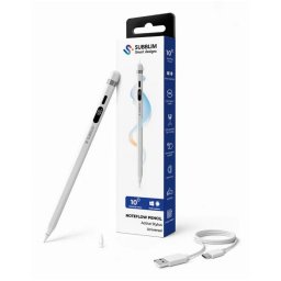 Lápiz digital Subblim NoteFlow Pen Universal pantalla batería USB-C blanco