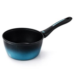 Cazo Inducción Acero Forjado 16cm Antiadherente Sin Pfoa, Todas Cocinas Fabricada En España, Briebe, Mare, Azul