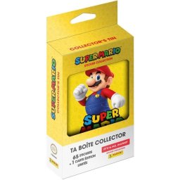 Panini Super Mario 2 Lata Coleccionable Metal Con 13 Sobres, 65 Cromos Y 1 Carta Edición Limitada (nº1 Mario)