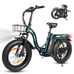 Bicicleta eléctrica plegable Eskute D202 250W 48V 20,8Ah 20"4.0" Verde