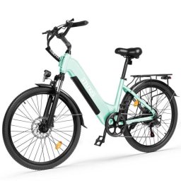 Bicicleta Eléctrica Eskute C202 250W 48V 17.5Ah 26" Verde