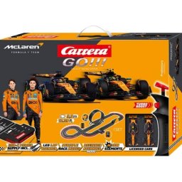 Pista de carreras Carrera GO!!! McLaren Racing 2 coches escala 1:43