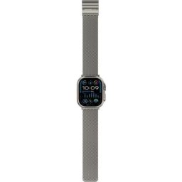 Correa para Apple Watch Amazingthing Titan Premium titanio plata cierre magnético