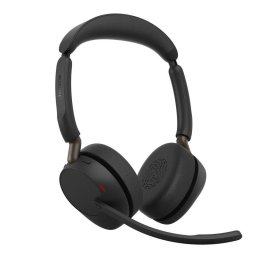 Auriculares inalámbricos Jabra Evolve3 65 Bluetooth con micrófono y cancelación de ruido, diseño ergonómico, negro