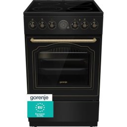 Cocina Gorenje GECS5B70CLB independiente 70L vitrocerámica negra eficiencia A