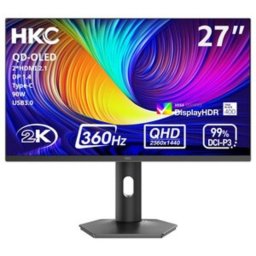 Monitor HKC GS27QES 27" QHD 360Hz OLED 0,03 ms Ajuste de altura