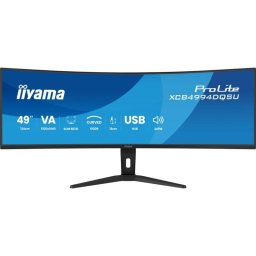 Monitor iiyama ProLite XCB4994DQSU-B1 49" Dual QHD 120Hz VA Curvo Ajuste de altura
