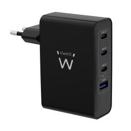 Cargador Ewent EW1336 100W GaN 4 Puertos USB-C/USB-A