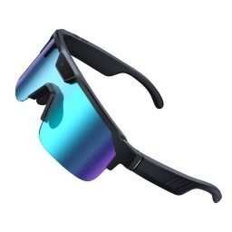 Blossom Zeblaze Gafas Inteligentes Cámara IA Altavoces Traductor Azul