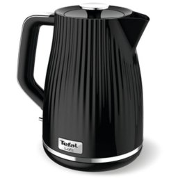 Tetera eléctrica Tefal Loft KO2508 1,7 L 2400 W negra sin cables