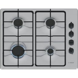 Placa de cocina de gas Bosch Serie 2 PBP6B5K80 4 quemadores acero inoxidable