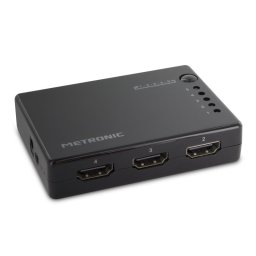 Metronic Conmutador 5 Puertos HDMI 4K con Mando a Distancia