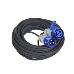 ProPlus Cable Extensión de Alimentación CEE 20m Negro/Azul