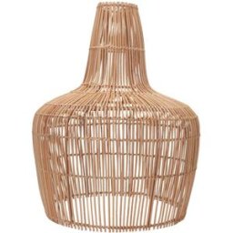 MISTERWILS Pantalla de ratán lizbin - naturale - 57x46x46